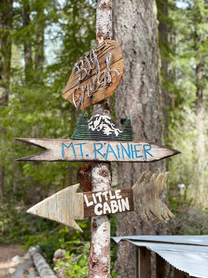 Mt Rainier Little Green Cabin On Big Creek! アッシュフォード エクステリア 写真