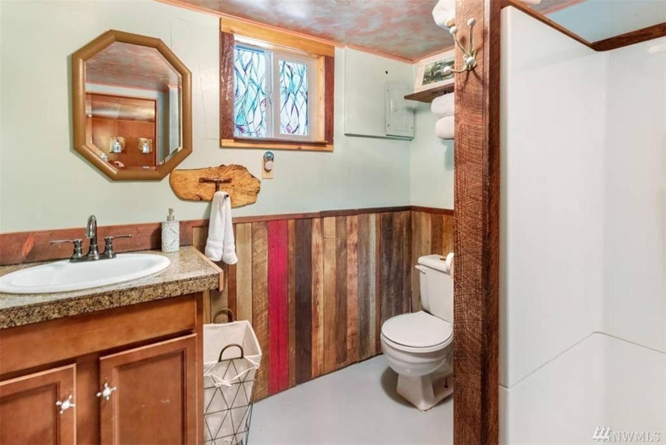 Mt Rainier Little Green Cabin On Big Creek! アッシュフォード エクステリア 写真